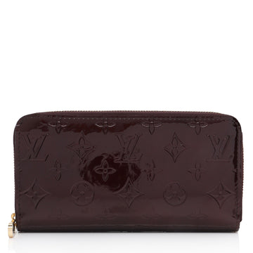 Louis Vuitton Monogram Vernis Zippy Wallet (SHF-2xxdbk)
