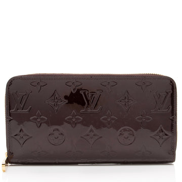 Louis Vuitton Monogram Vernis Zippy Wallet (SHF-RUOsxW)