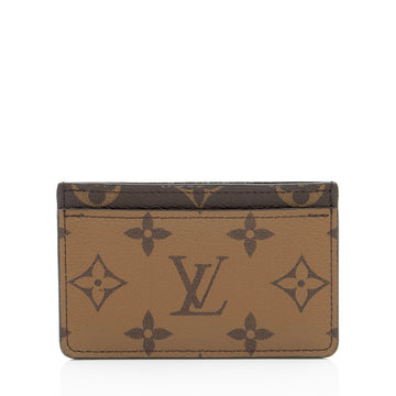 Louis Vuitton Reverse Monogram Card Holder (SHF-wJqQcL)
