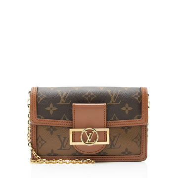 Louis Vuitton Reverse Monogram Dauphine Chain Wallet