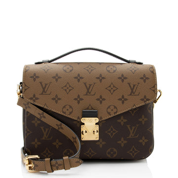 Louis Vuitton Reverse Monogram Pochette Metis Shoulder Bag (SHF-A1HMov)