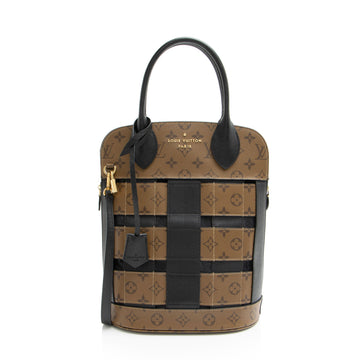 Louis Vuitton Reverse Monogram Tressage MM Tote