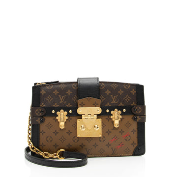 Louis Vuitton Reverse Monogram Trunk Clutch (SHF-sTBUNH)