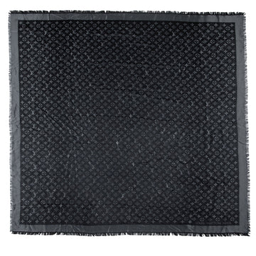 Louis Vuitton Silk Lurex Wool Monogram Shine Shawl