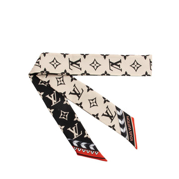Louis Vuitton Silk Monogram Crafty BB Bandeau Scarf (SHF-fWFzGr)
