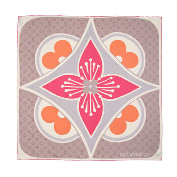 Louis Vuitton Silk Monogram Flowers 70cm Scarf (SHF-p4VJLX)