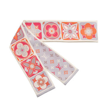 Louis Vuitton Silk Monogram Flowers Bandeau Scarf (SHF-HQrtIY)