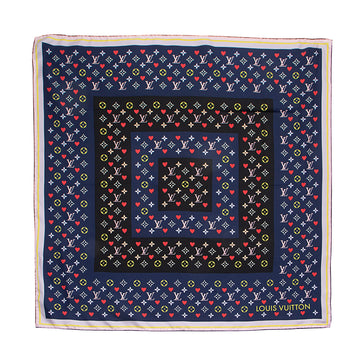 Louis Vuitton Silk Monogram Game On 90cm Scarf