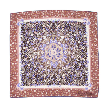 Louis Vuitton Silk Monogram Lily 70cm Scarf (SHF-Lfy5rp)