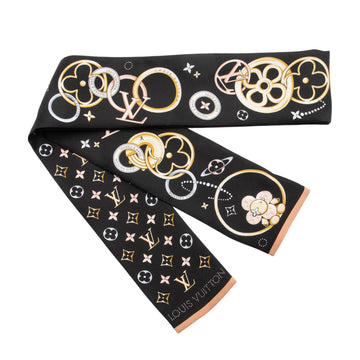 Louis Vuitton Silk Monogram Vivienne and Beyond Bandeau Scarf