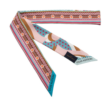 Louis Vuitton Silk Pop Monogram BB Bandeau Scarf (SHF-Pq1mjX)
