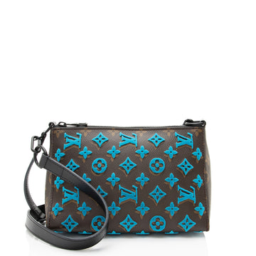 Louis Vuitton Tuffetage Monogram Canvas Triangle Messenger