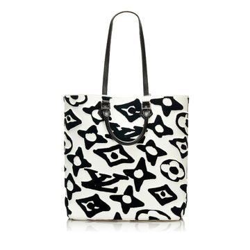 Louis Vuitton Urs Fischer Monogram Tufted Cabas (SHG-hE5CPs)