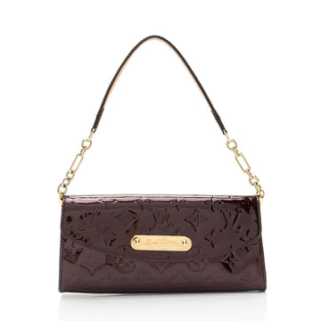 Louis Vuitton Monogram Vernis Sunset Boulevard Clutch (SHF-fbHptw)