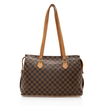Louis Vuitton Vintage Damier Ebene Columbine Tote (SHF-19498)