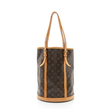 Louis Vuitton Vintage Monogram Canvas Bucket GM Tote (SHF-nQDvZ0)