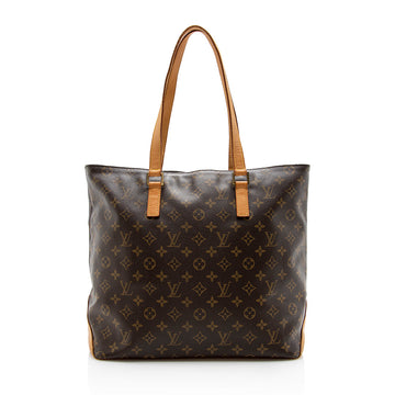 Louis Vuitton Vintage Monogram Canvas Cabas Mezzo Tote (SHF-15326)