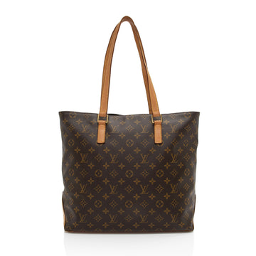 Louis Vuitton Vintage Monogram Canvas Cabas Mezzo Tote (SHF-wC2TEX)