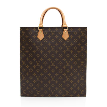Louis Vuitton Vintage Monogram Canvas Sac Plat Tote (SHF-0nVnbL)