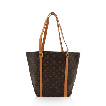 Louis Vuitton Vintage Monogram Canvas Sac Shopping 48 Tote (SHF-vt9bdi)