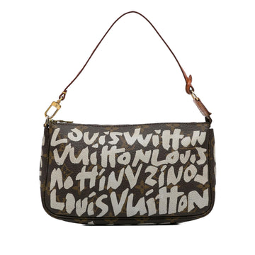 Louis Vuitton x Stephen Sprouse Monogram Graffiti Pochette Accessoires (SHG-pKgvIS)