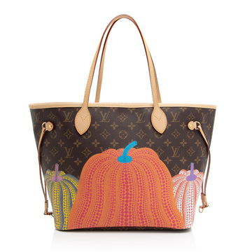 Louis Vuitton x YK Monogram Canvas Pumpkin Neverfull MM Tote