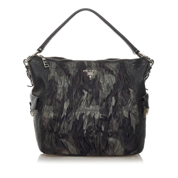 Prada Camouflage Tessuto Gaufre Tote Bag (SHG-29200)