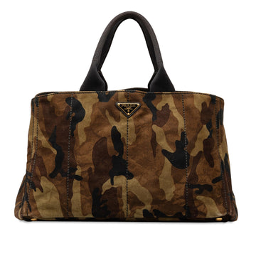 Prada Canapa Camouflage Tote (SHG-jofzGx)