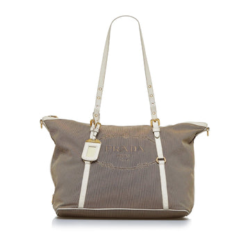 Prada Canapa Logo Tote Bag (SHG-CgL1ku)