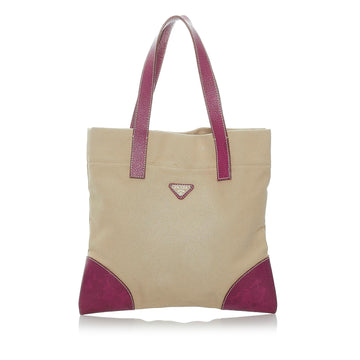 Prada Canvas Tote Bag (SHG-32110)