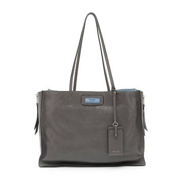 Prada Glace Calf Etiquette Tote (SHF-ylRJkw)
