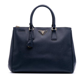 Prada Large Saffiano Lux Galleria Double Zip Tote