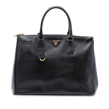 Prada Large Saffiano Lux Galleria Double Zip Tote