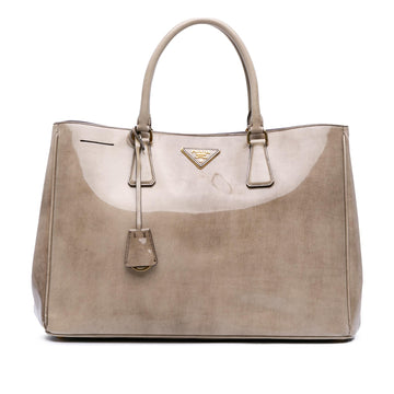Prada Large Spazzolato Fume Galleria Tote