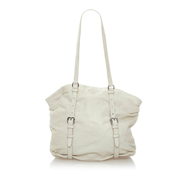 Prada Leather Tote Bag (SHG-32898)