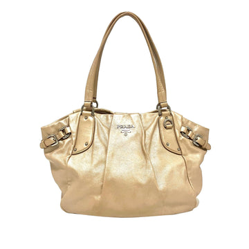 Prada Metallic Soft Calf Shopping Tote (SHG-69YSIe)