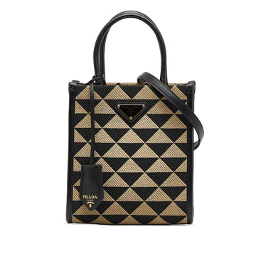 Prada Mini Symbole Triangolo Tote