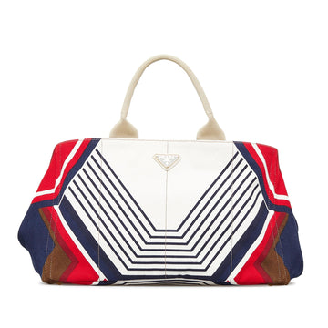 Prada Printed Canapa Tote (SHG-weCQKW)
