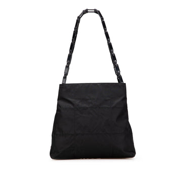 Prada Quilted Tessuto Chain Tote