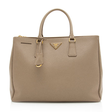 Prada Saffiano Lux Double-Zip Large Tote (SHF-20819)
