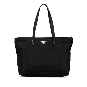 Prada Saffiano Trimmed Tessuto Tote (SHG-t6TQAg)