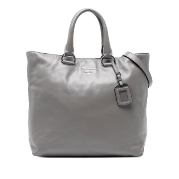 Prada Soft Calf Open Convertible Tote