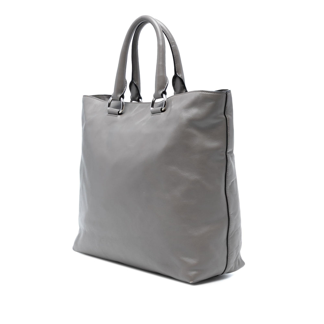 Prada Soft Calf Open Convertible Tote