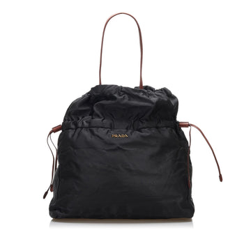 Prada Tessuto Drawstring Tote (SHG-doD2Ev)