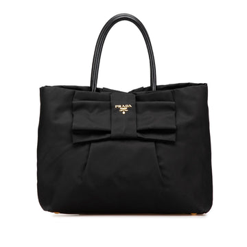 Prada Tessuto Fiocco Bow Tote