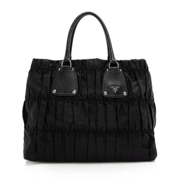Prada Tessuto Gaufre Large Tote (SHF-23009)
