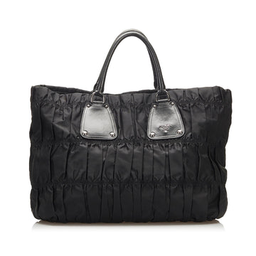 Prada Tessuto Gaufre Tote Bag (SHG-35118)