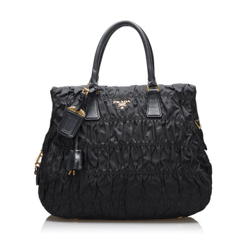 Prada Tessuto Gaufre Tote Bag (SHG-0szrJS)