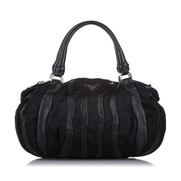 Prada Tessuto Nappa Waves Tote Bag (SHG-31568)