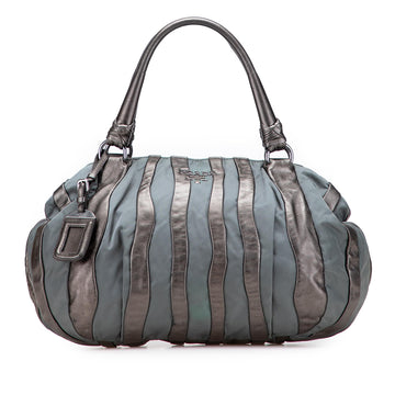 Prada Tessuto Nappa Waves Tote